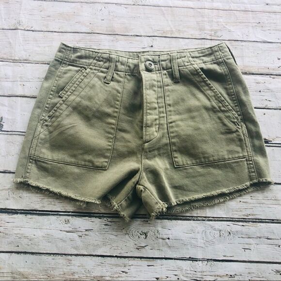 AE Super High-Waisted Utility Denim Short - Picture 3 of 7